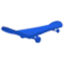 Blue Skateboard