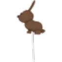 Chocolate Bunny Balloon