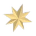 Christmas Star Flying Disc