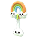 Clouds & Rainbow Rattle