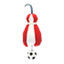 Denmark Soccer Earrings