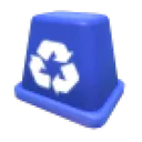 Eco Blue Recyling Bin Hat