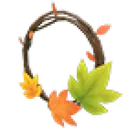Fall Wreath Necklace