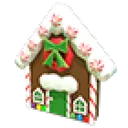 Gingerbread House Throw Toy