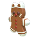 Gingerbread Kitty Throw Toy