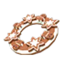 Gingerbread Wreath Flying Disc