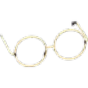 Gold Circle Glasses