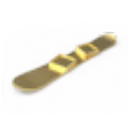 Gold Snowboard