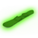 Green Neon Snowboard