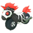 Halloween Black Ponycycle