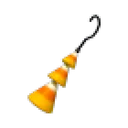 Halloween Orange Candy Corn Earrings