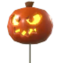 Halloween Orange Pumpkin Balloon