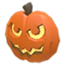 Halloween Orange Pumpkin Flying Disc