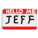 Jeff's Nametag