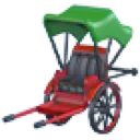 Lunar New Year Rickshaw Stroller