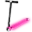 Neon Pink Scooter