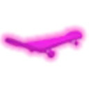 Neon Pink Skateboard