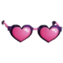Pink Heart Glasses