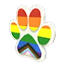 Pride Paw Flying Disc