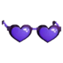 Purple Heart Glasses
