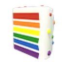 Rainbow Cake Chew Toy
