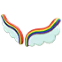 Rainbow Cloud Wings