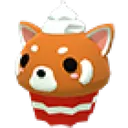 Red Panda Cupcake Chew Toy