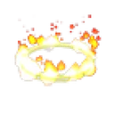 Ring of Fire Throwing Disc