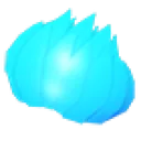 Spiky Blue Hair