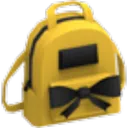 Yellow Designer Backpack