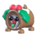 Yule Log Dog