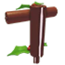 Yule Log Pogo Stick